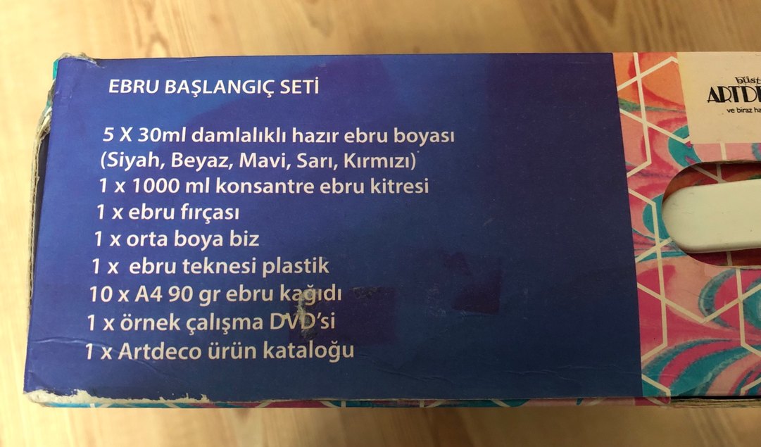 Ebru seti - Görsel 2