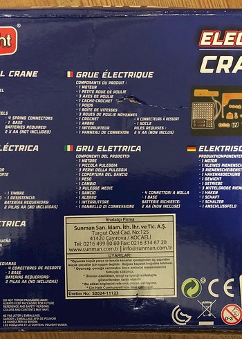 Elektrikli Vinç Bilim Seti - Görsel 5