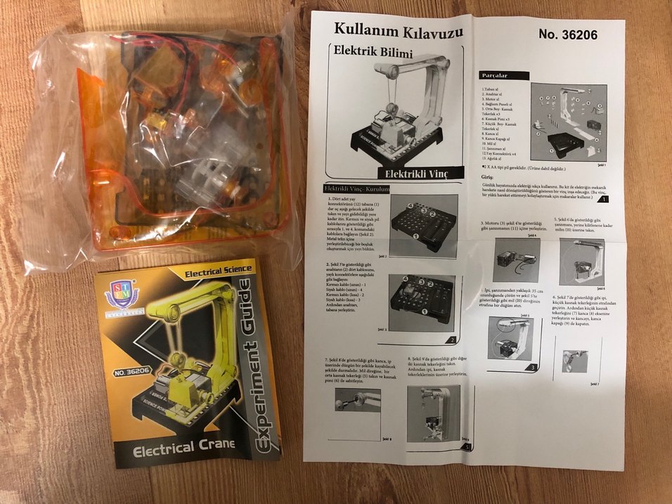 Elektrikli Vinç Bilim Seti - Görsel 2