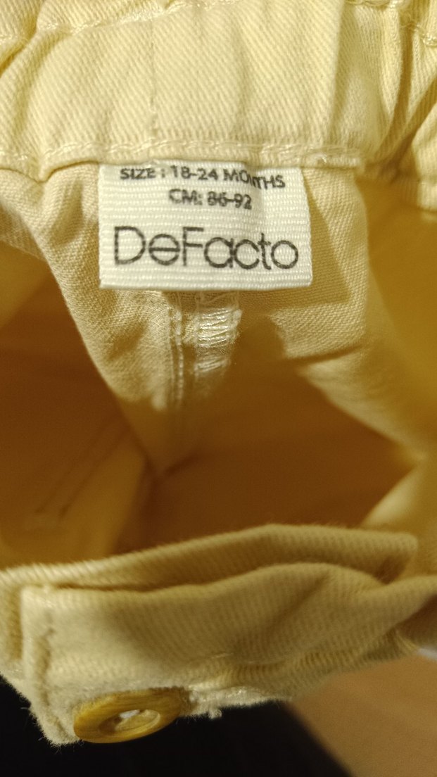 Bej Bebek Şort - Görsel 4