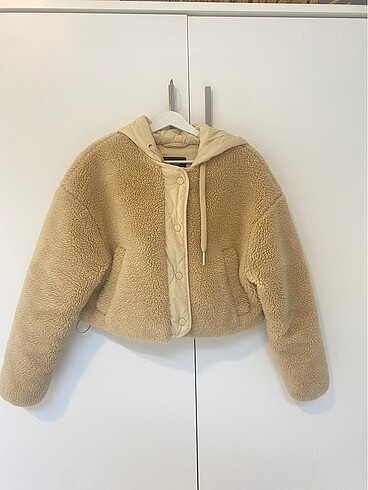 Pull&bear kahverengi crop mont