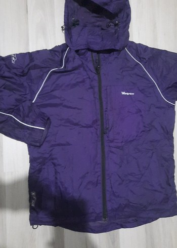 Mor Fermuarlı Kadın yağmurluk - Görsel 7