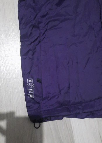 Mor Fermuarlı Kadın yağmurluk - Görsel 3