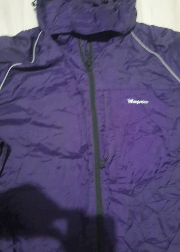 Mor Fermuarlı Kadın yağmurluk - Görsel 6