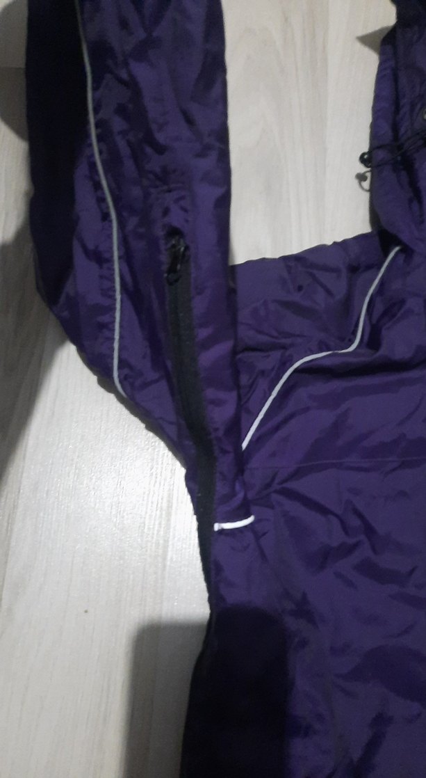 Mor Fermuarlı Kadın yağmurluk - Görsel 5