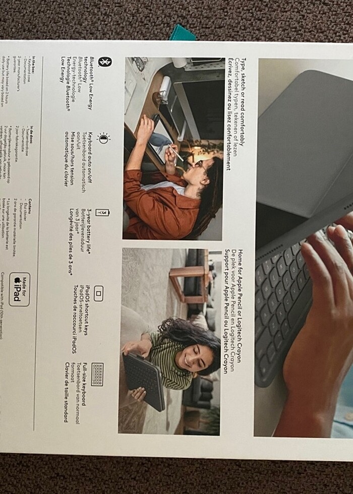 Sıfır, Logitech Slim Folio iPad kılıfı - Görsel 3