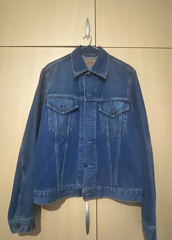 Levis Mavi Denim Ceket Large