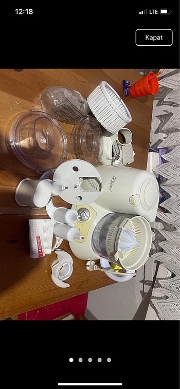 Arzum Mutfak robotu ekmek kızartma makinası ve mikser