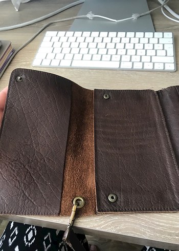 Zara Kahverengi Deri Erkek Cüzdanı - Görsel 3