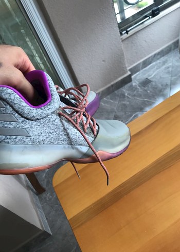 Adidas Adidas Mor ve Gri Basketbol Ayakkabısı