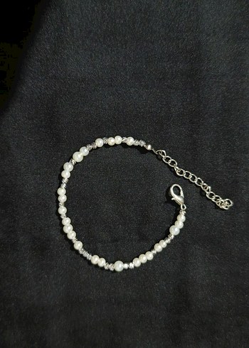 Gri ve Beyaz Boncuklu biliklik - Görsel 4