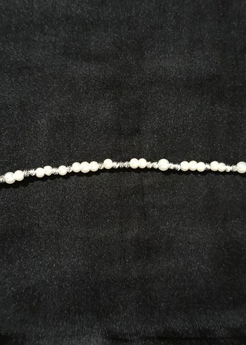 Gri ve Beyaz Boncuklu biliklik - Görsel 3