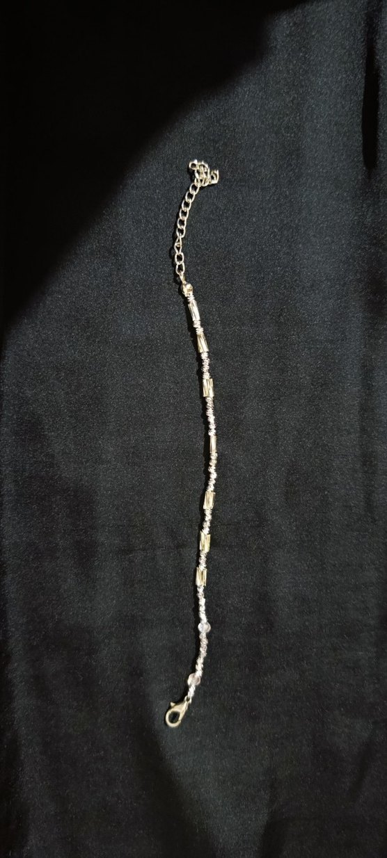 Minimalist Altın Renk Boncuklu Bileklik - Görsel 2