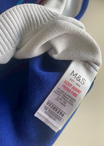 4 Yaş Beden mavi Renk Marks&Spencer Çocuk Sweatshirt