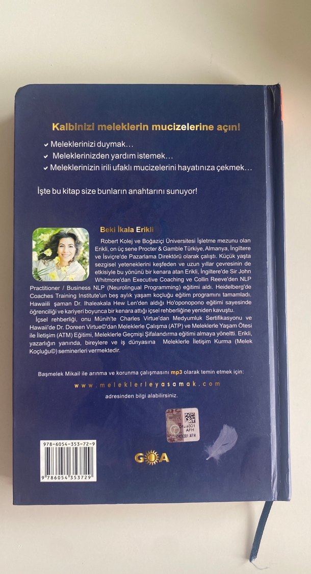 Meleklerle Yaşamak - Beki İkala Erikli -Ciltli - Görsel 2