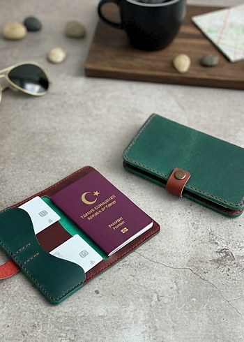Yeşil Pasaport Cüzdanı