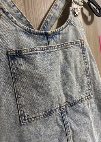 Mavi Denim Salopet Elbise - Görsel 2