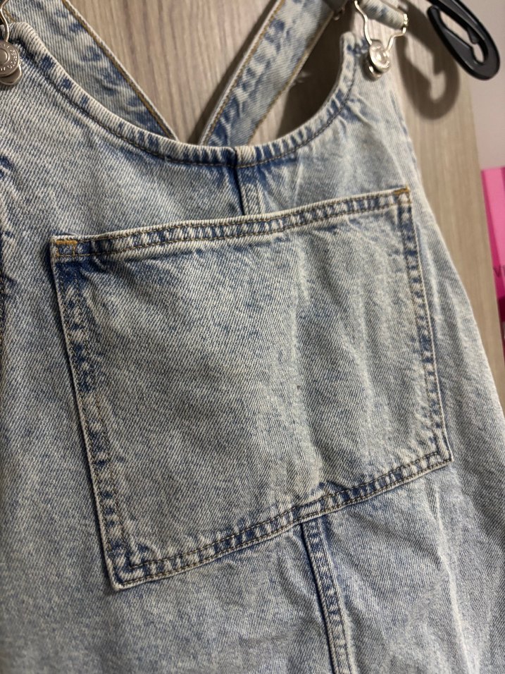 Mavi Denim Salopet Elbise - Görsel 2