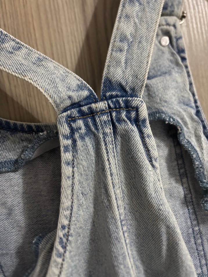 Mavi Denim Salopet Elbise - Görsel 3