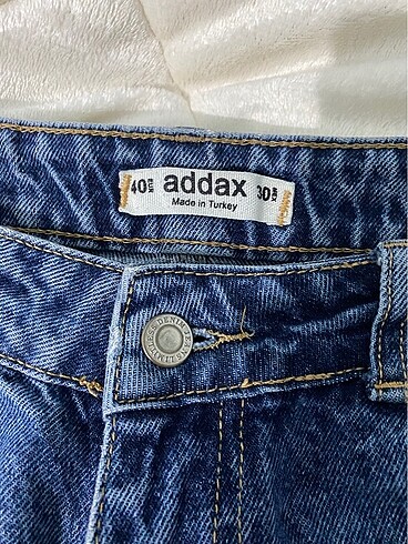 40 Beden Mavi yüksek bel Mom jeans