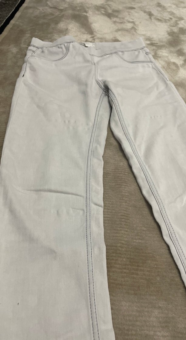 Bej Regular Fit Keten Kumaş Kadın Pantolon - Görsel 5