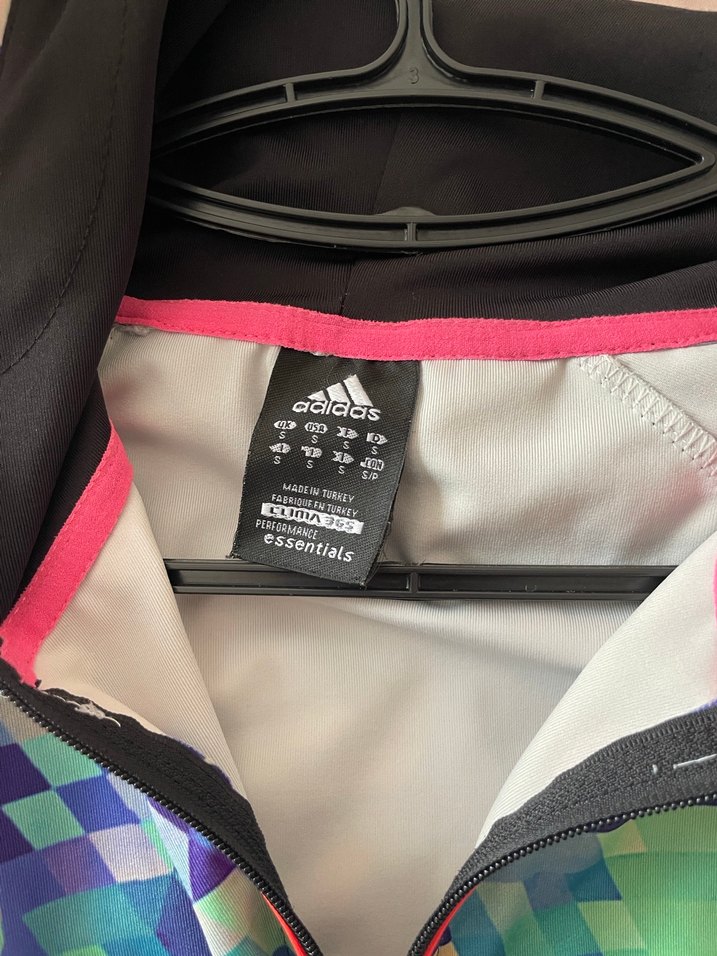 Kadın Çok Renkli Desenli Fermuarlı Ceket - Görsel 3