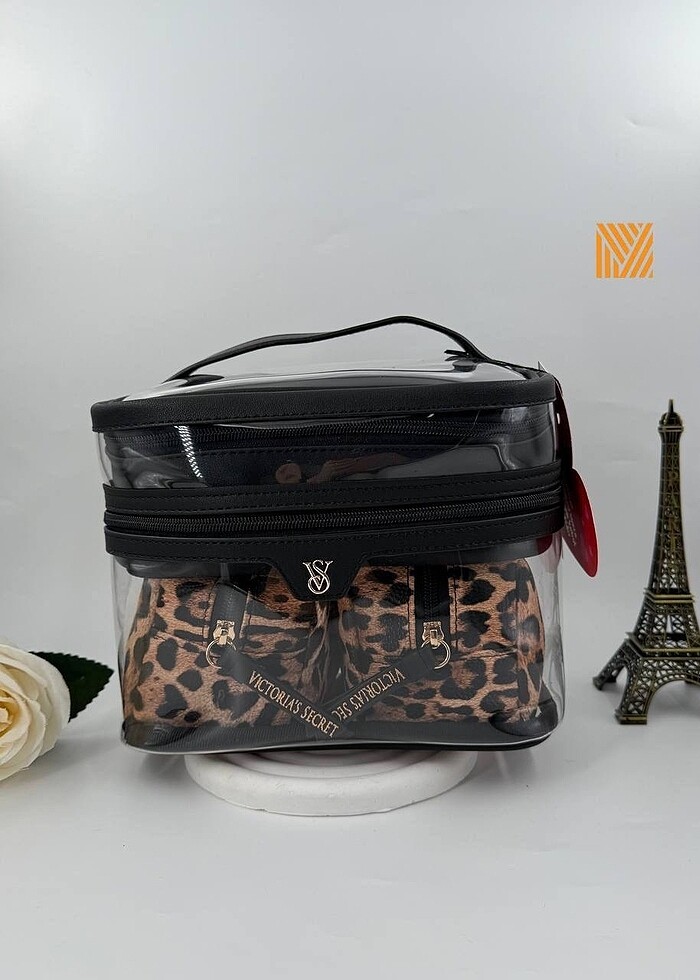 Victoria?s Secret   4lu makyaj çanta - Görsel 2