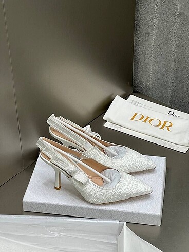 Dior ithal kadın topuklu ayakkabı