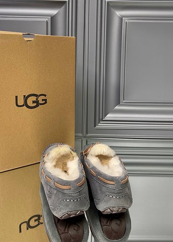 İthal UGG Gri Kürklü Kadın BABET - Görsel 3