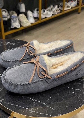 İthal UGG Gri Kürklü Kadın BABET - Görsel 9