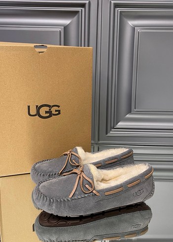 İthal UGG Gri Kürklü Kadın BABET - Görsel 8