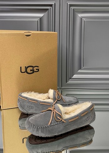 İthal UGG Gri Kürklü Kadın BABET - Görsel 7