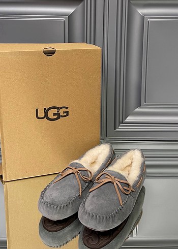 İthal UGG Gri Kürklü Kadın BABET - Görsel 5