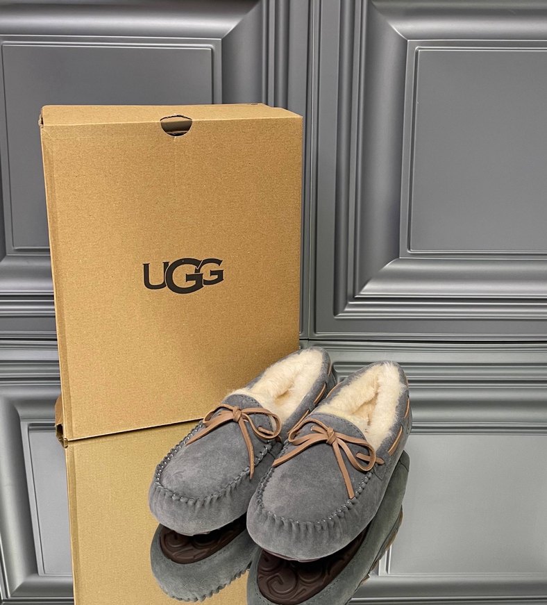 İthal UGG Gri Kürklü Kadın BABET - Görsel 5