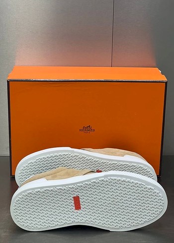 İTHAL Bej Süet Hermes Kadın Spor Ayakkabı - Görsel 6