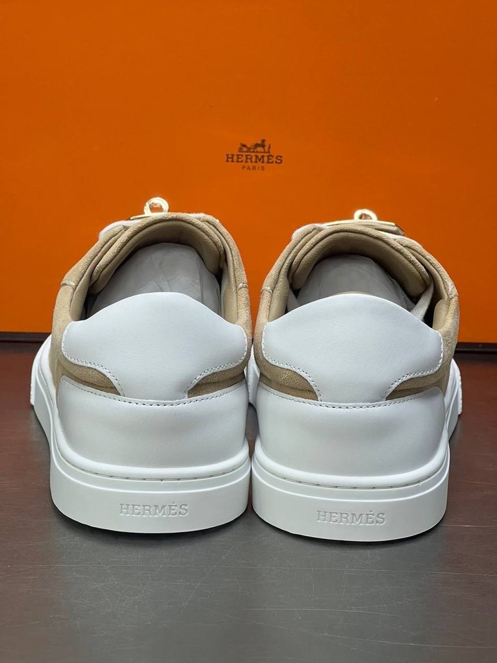 İTHAL Bej Süet Hermes Kadın Spor Ayakkabı - Görsel 5