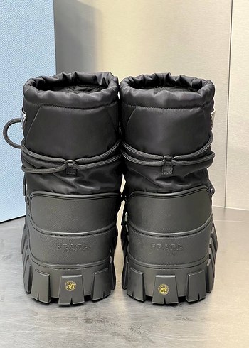 Siyah Platform Topuklu Kadın Botları - Görsel 4