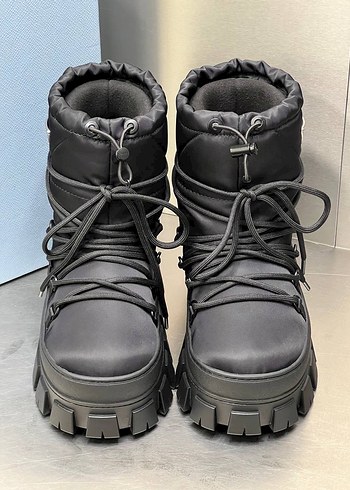 Siyah Platform Topuklu Kadın Botları - Görsel 2