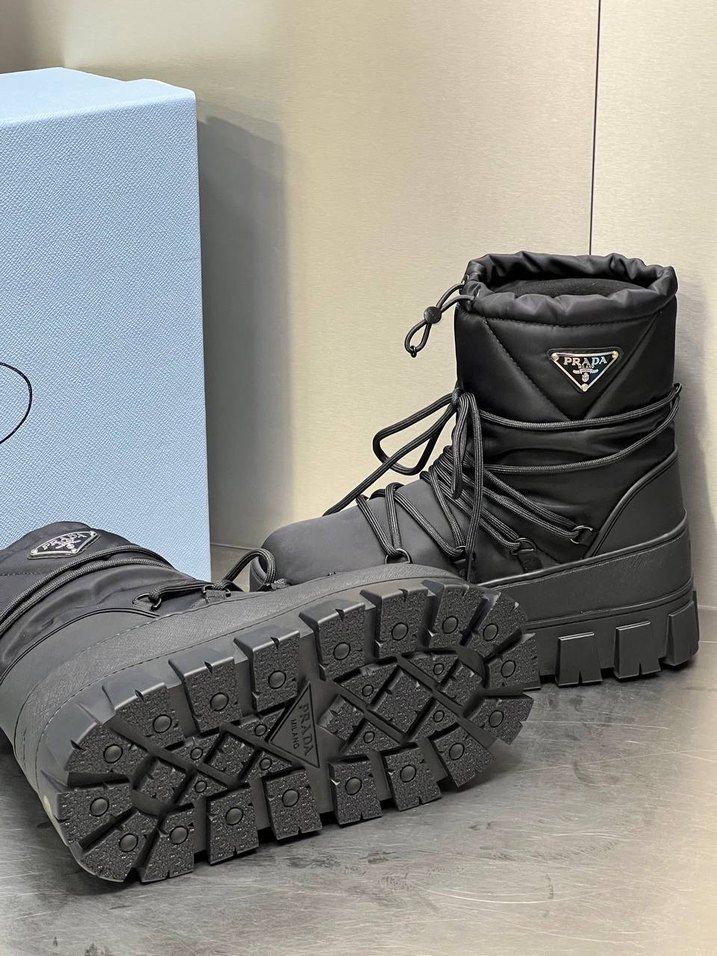 Siyah Platform Topuklu Kadın Botları - Görsel 3