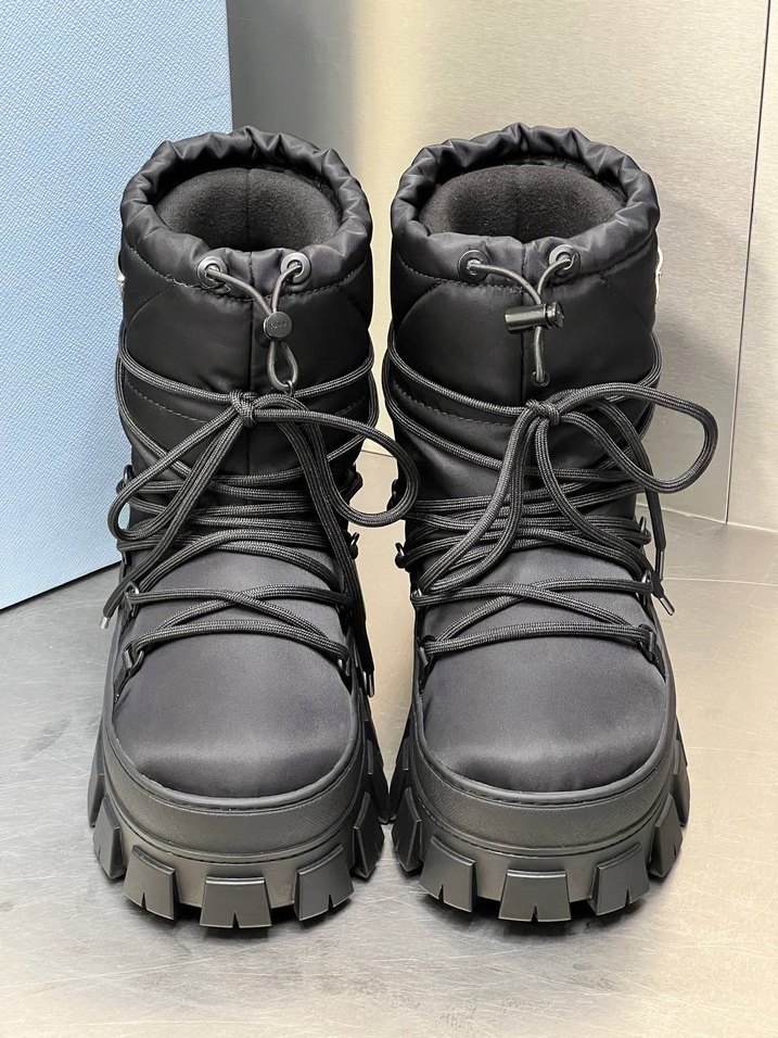 Siyah Platform Topuklu Kadın Botları - Görsel 2