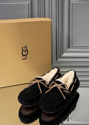 Kadın Siyah Süet Stiletto Topuklu ugg - Görsel 2