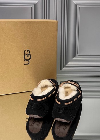 Kadın Siyah Süet Stiletto Topuklu ugg - Görsel 5