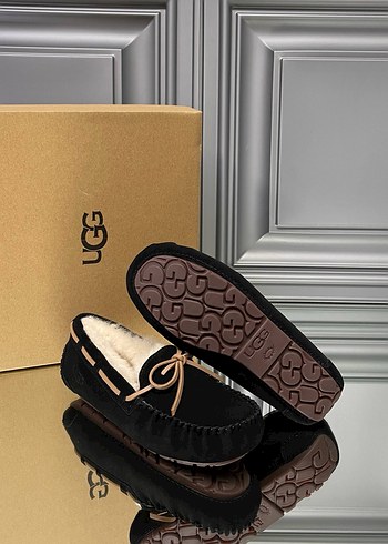 Kadın Siyah Süet Stiletto Topuklu ugg - Görsel 4