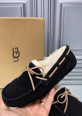 Kadın Siyah Süet Stiletto Topuklu ugg - Görsel 3