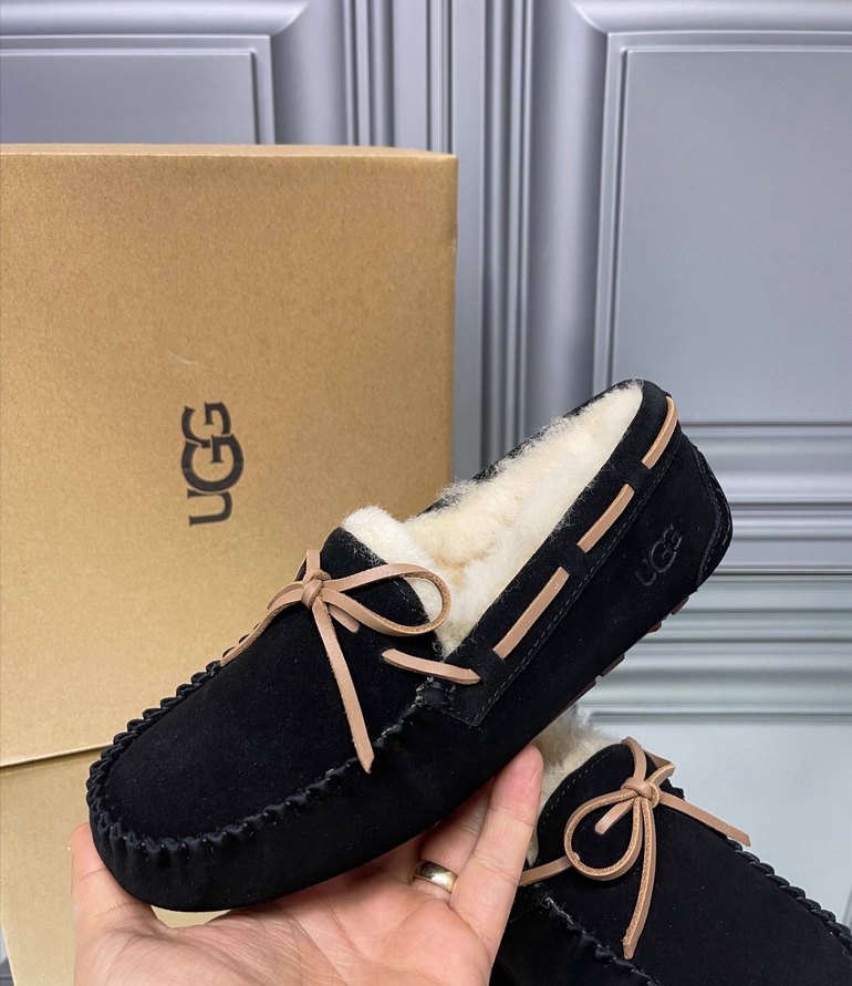 Kadın Siyah Süet Stiletto Topuklu ugg - Görsel 3