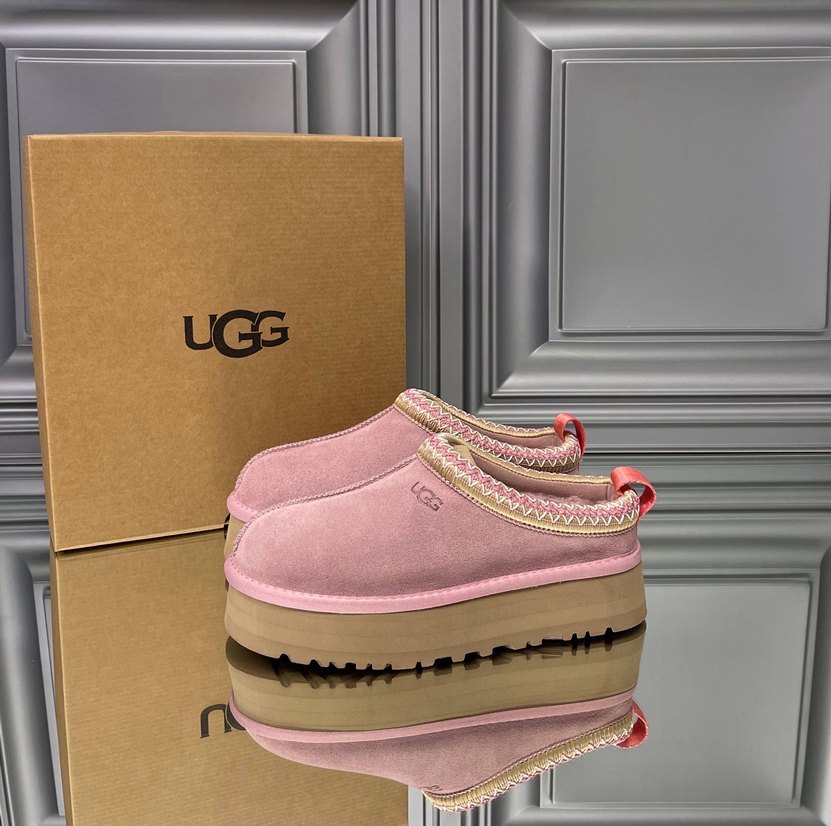 Pembe Platform Topuklu Kadın ugg - Görsel 5