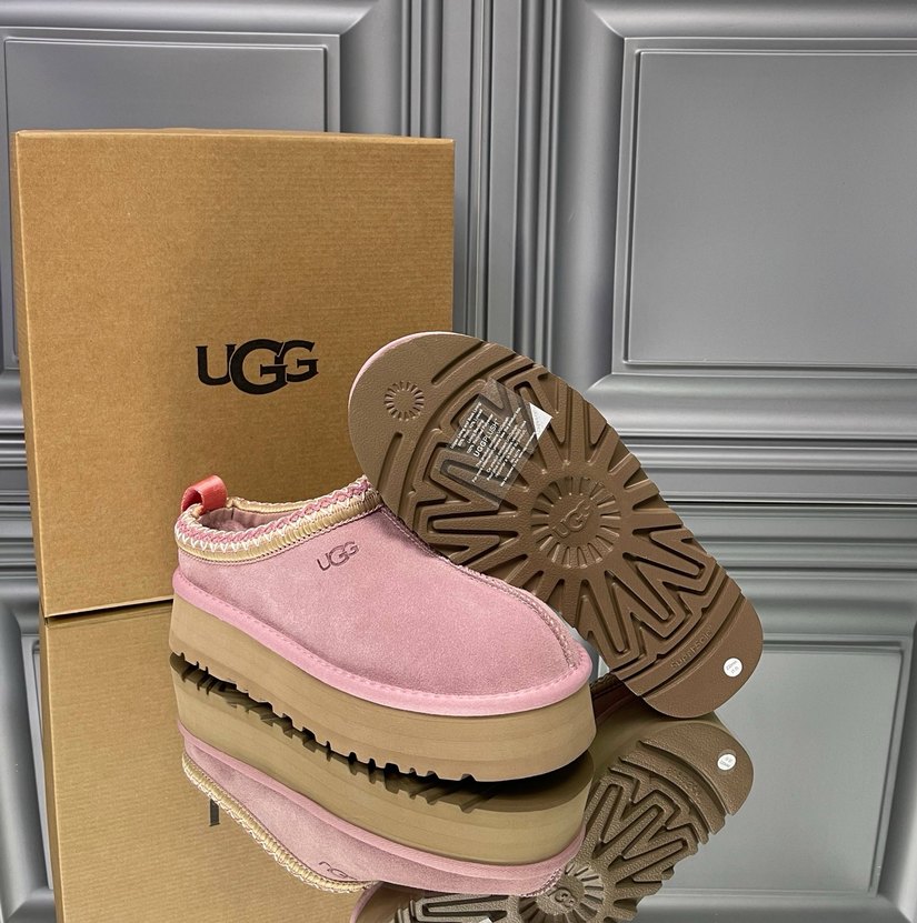 Pembe Platform Topuklu Kadın ugg - Görsel 2