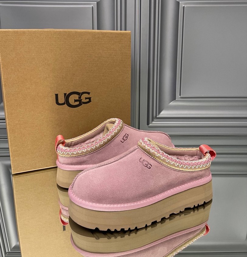 Pembe Platform Topuklu Kadın ugg - Görsel 4