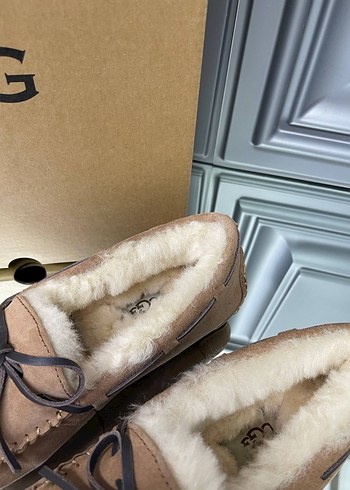 Bej Süet Kadın Toka Detaylı ugg - Görsel 2