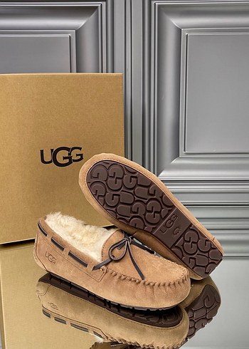 Bej Süet Kadın Toka Detaylı ugg - Görsel 4